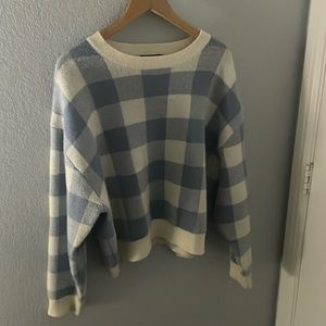 SHEIN Checked Sweater
